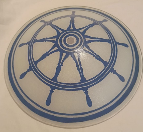 Vtg nautical ship wheel anchor - vtg,