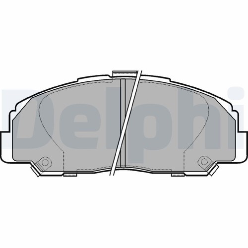 Lp944 delphi brake pad set - delphi,