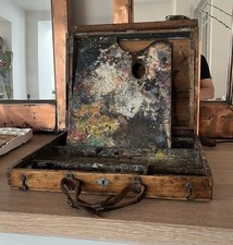Vintage Artists Oil Palette and Paint Box