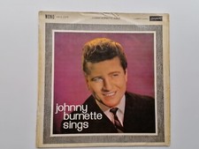JOHNNY BURNETTE SINGS    ORIG 1961 UK LP  LONDON HA-G. 2375