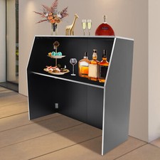 Portable Bar Table, 3-Tier
