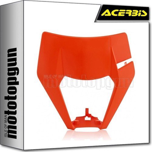 Acerbis headlight mask orange - headlight,