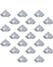 10PCS  Crystal Clear Wedding/Party Table Place Card Number Name Holders Clip