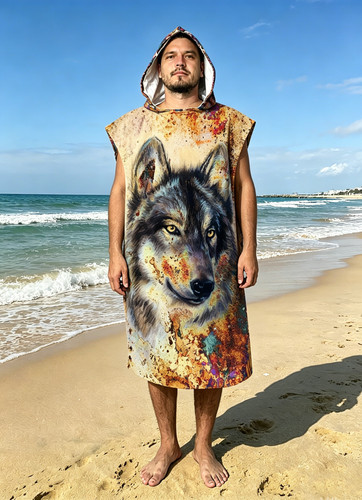 Cool wolf wolves unisex - cool, hooded