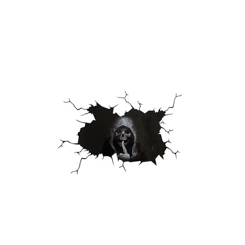 Pvc scary peeper clown - pvc, sticker