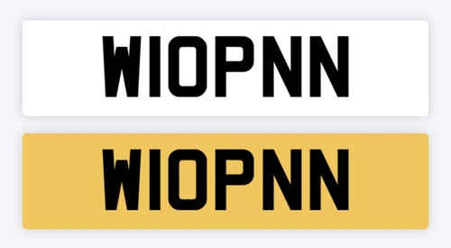 Weapon private number plate - private,