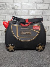 Trunki Lotus F1 Team Special Edition Black Red Ride-on Kids Suitcase Luggage