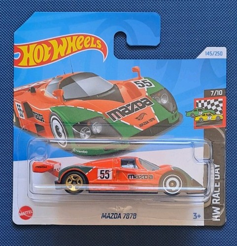 Hot wheels mazda 787b - hot, orange