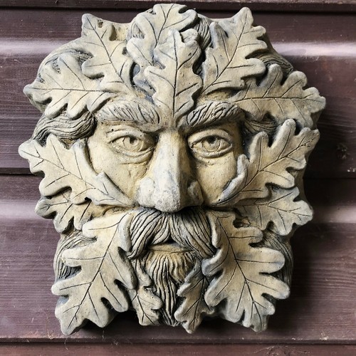 Quercus green man wall - "quercus",