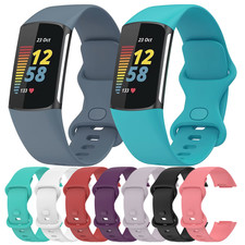For Fitbit Charge 5 6 Strap Replacement Wrist Band Silicone Sport Buckle