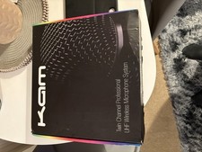 KAM KWM 1940 HH V2 Dual UHF Handheld Wireless Microphone System never used Boxed