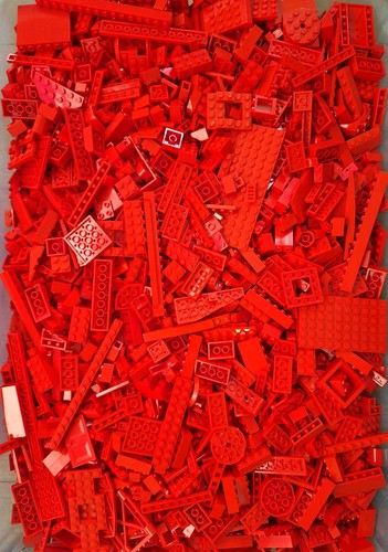 Lego 1kg mixed - mixed, red