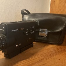 Vintage Minolta XL401 Super 8 8mm Movie Camera with Original Case - TESTED