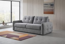 ATHENS SOFABED GREY 3 SEATER