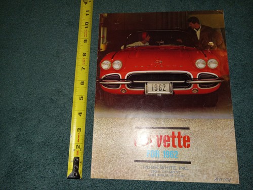 1962 chevrolet corvette sales - 1962,