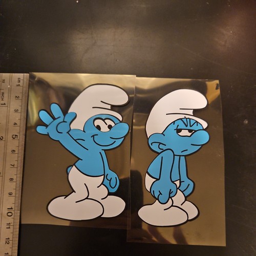 Vinyl sticker grumpy and happy - vinyl,