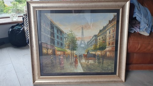 Original oil painting signed - oil,