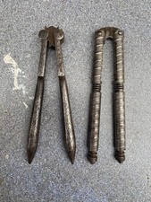 2 X Antique Metal Decorative