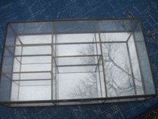 Vtg. MAYA Brass/Glass Mirrored