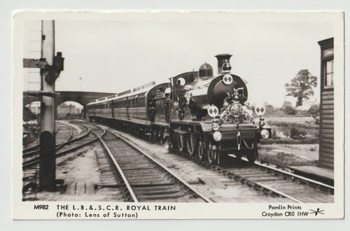 Railway postcard lbscr b4 - postcard,