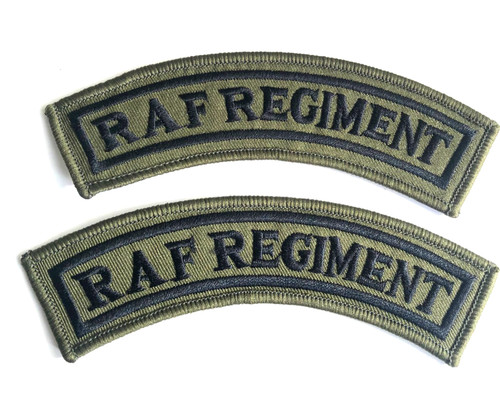 Raf regiment shoulder - titles, (