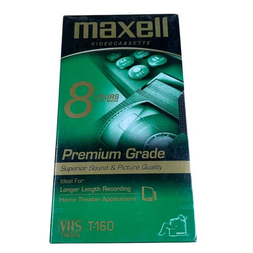 Maxell vhs premium grade - maxell,