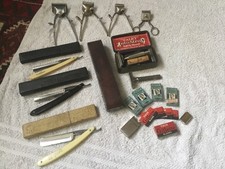 SELECTION OF VINTAGE BARBERING TOOLS ~ IDEAL FOR COLLECTORS/BARBER SHOP DISPLAY.