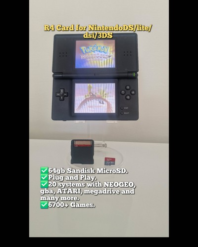 Card for nintendods works - r4, nintendods.