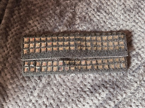 Jewelled party clutch bag - clutch,