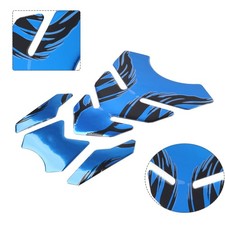 Blue Fuel Gas Tank Pad Decals Sticker For Kawasaki Ninja 250 300 400 ZX10R Honda