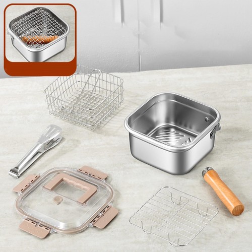Small deep fryer - small, stainless