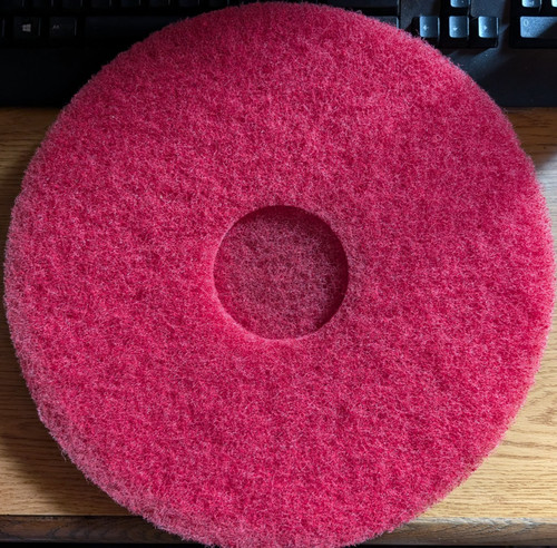 Red floor pads - red,