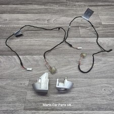 BMW 3 SERIES E92 E93 LED DOOR HANDLE PUDDLE LIGHTS TITAN SILVER 