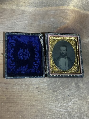 1800 ambrotype photo - ambrotype,