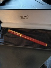 Montblanc Noblesse Oblige burgundy fountain pen 14k 585 gold nib