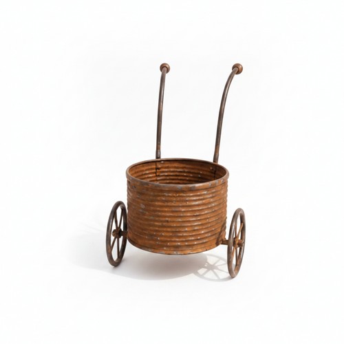 Metal flower pot indoor - metal,