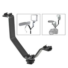 Triple Hot Shoe Mount Bracket