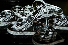 Personalised acrylic clear