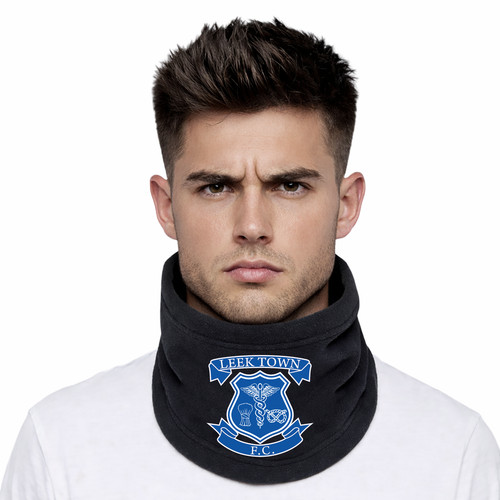 Leek black snood fleece - leek,