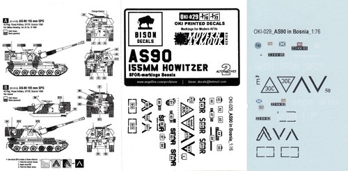 Bison oki decals as - bison,