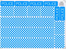 Police Blue & White Chequered