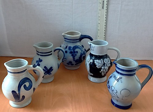 Bundle stoneware jugs - bundle, 5
