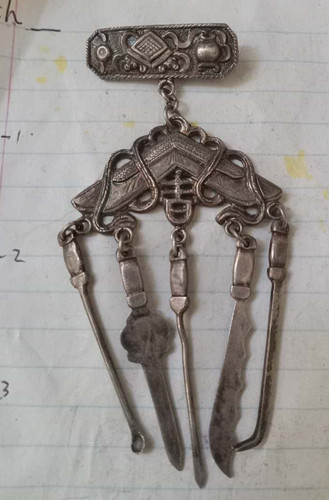 Antique chinese qing silver - chinese,