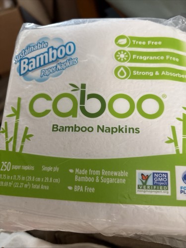 Caboo bamboo napkins 250 - caboo,