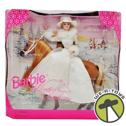 Winter ride barbie gift set - gift,
