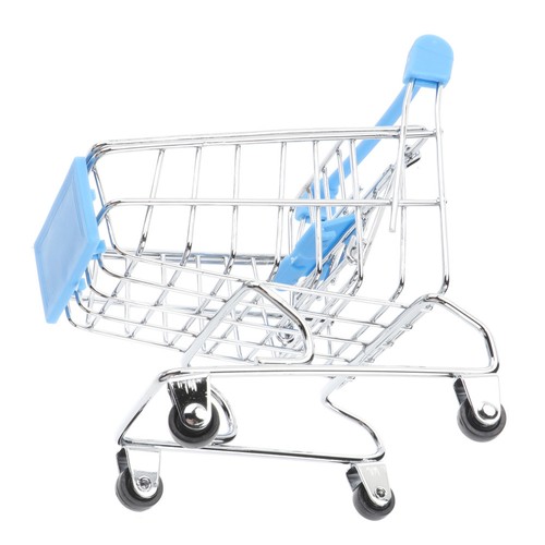 Miniature toy trolley shopping - miniature,
