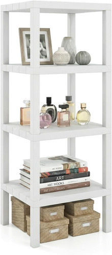 Tier corner bookshelf - 4-tier,