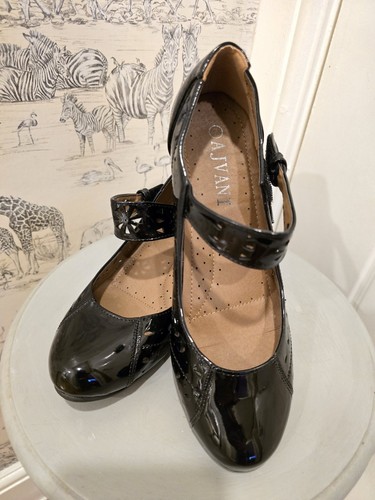 Black patent vintage mary jane - patent,