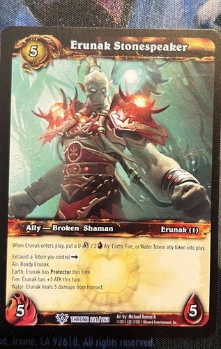 Wow tcg 1x erunak - -,