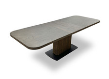 Furniture Village ‘Jai’ Extending Dining Table Dark Oak Large 180cm - 230cm NEW